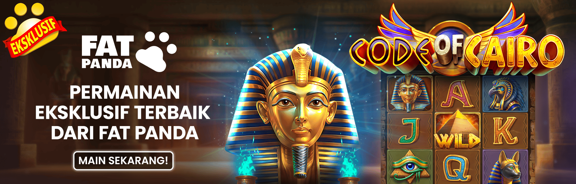 FAT PANDA - CODE OF CAIRO GAME PROMO BANNER